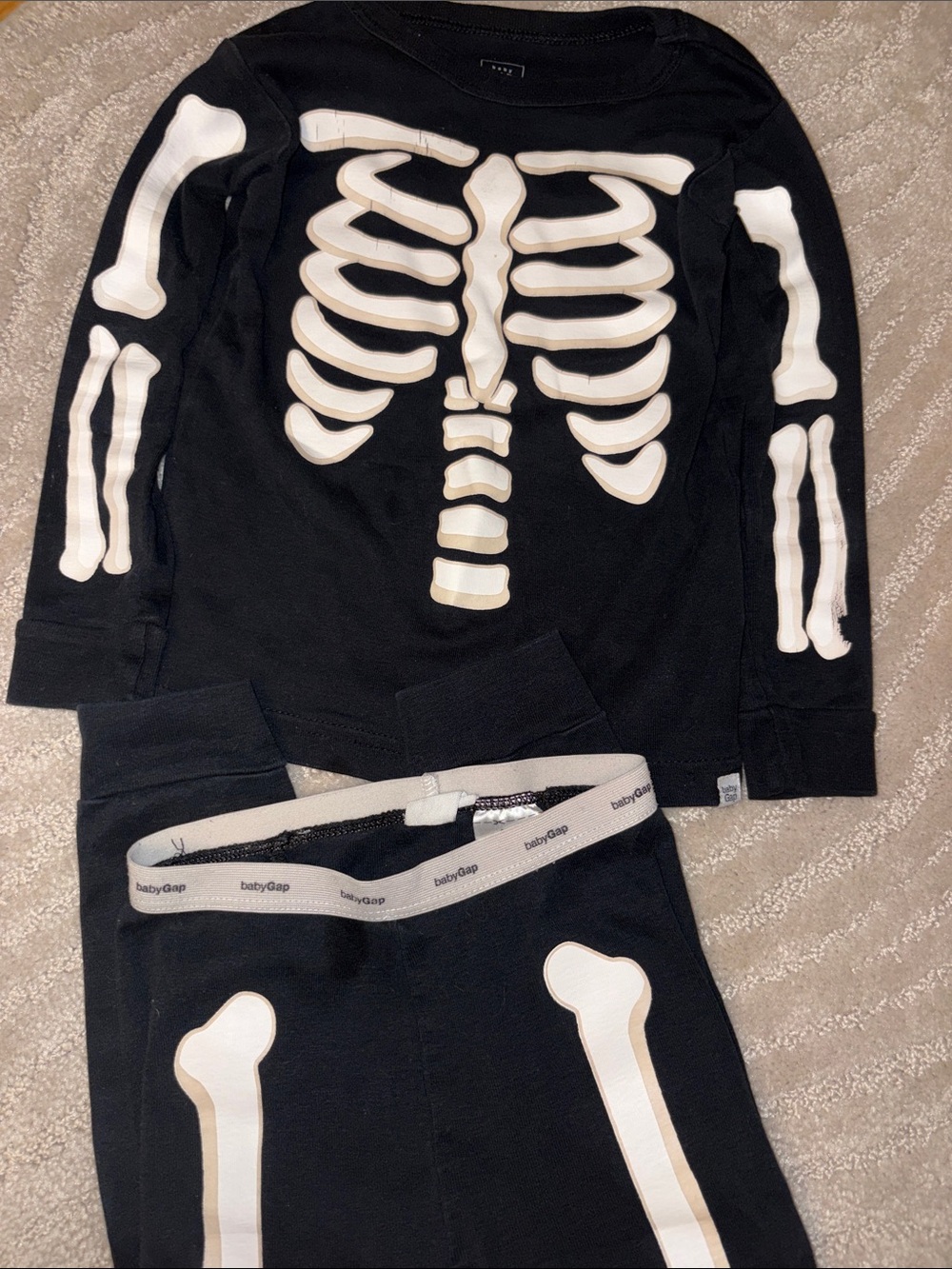 Gap skeleton Halloween pajamas